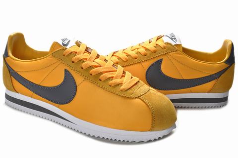 nike cortez leather homme jaune